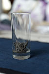 Gu Hua Cha infusion glass of water