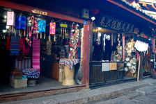 Streets and shops of old Lijiang