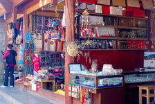 Streets and shops of old Lijiang