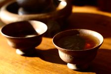 Tasses de thé puerh