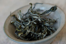 Feuilles de puerh <span class='translation'>(Pu Er tea)</span> primeur sèches