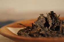 Feuilles de thé puerh