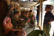 maocha Purchase in a village in Phongsaly