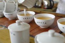 Example of tea tasting in Yunnan