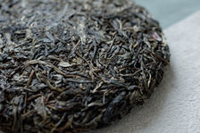 Slab of raw puerh