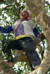 Women gathering leaves at Bing Dao