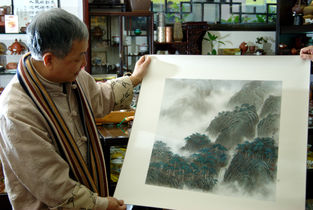 Vesper Chan qui à l'issu de cet entretient se voit offrir une peinture par une de ses élève qui l'a suivit depuis près de 20 ans