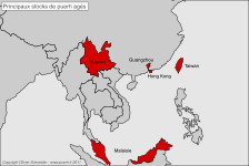  Location of the main stocks of older puerh