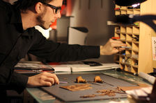 Nikosan in his studio (1)