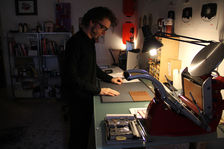 Nikosan in his studio (1)
