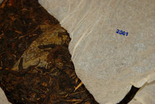 2001 Year of the cake of wild Mengku Purple Cane Tea