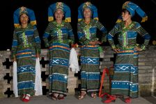  Women Bulang during traditional festivities in Shuangjiang