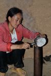  Making tea from Tibetan Yak beur