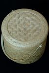  Example of a bamboo basket for convenient storage of puerh