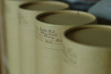  cardboard tubes designed for the storage of puerh