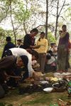 Rituels Kucong dans la foret non loins de Kucong Shan Zhai