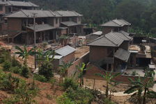 Nouvelles maisons en construction à  Kucong Shan Zhai