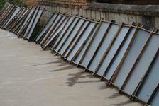 Drying paper in the streets of a village in Xishuangbanna Dai