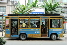 Bus ancien à Chengdu