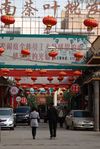 Marché au thé de Kunming désert durant le nouvel an