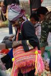 Femme Lahu dans la région de Lincang