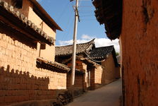 Maisons en terre dans le Yunnan (Lincang)